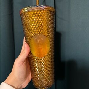 Starbucks Gold Studded Tumbler